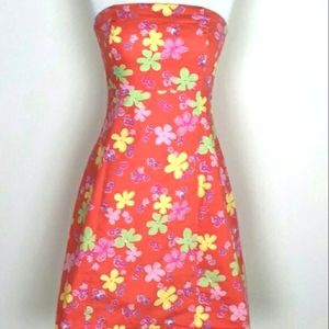 Lilly Pulitzer Coral Floral Dress